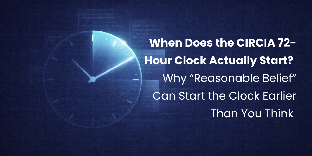 When Does the CIRCIA 72-Hour Clock Actually Start?